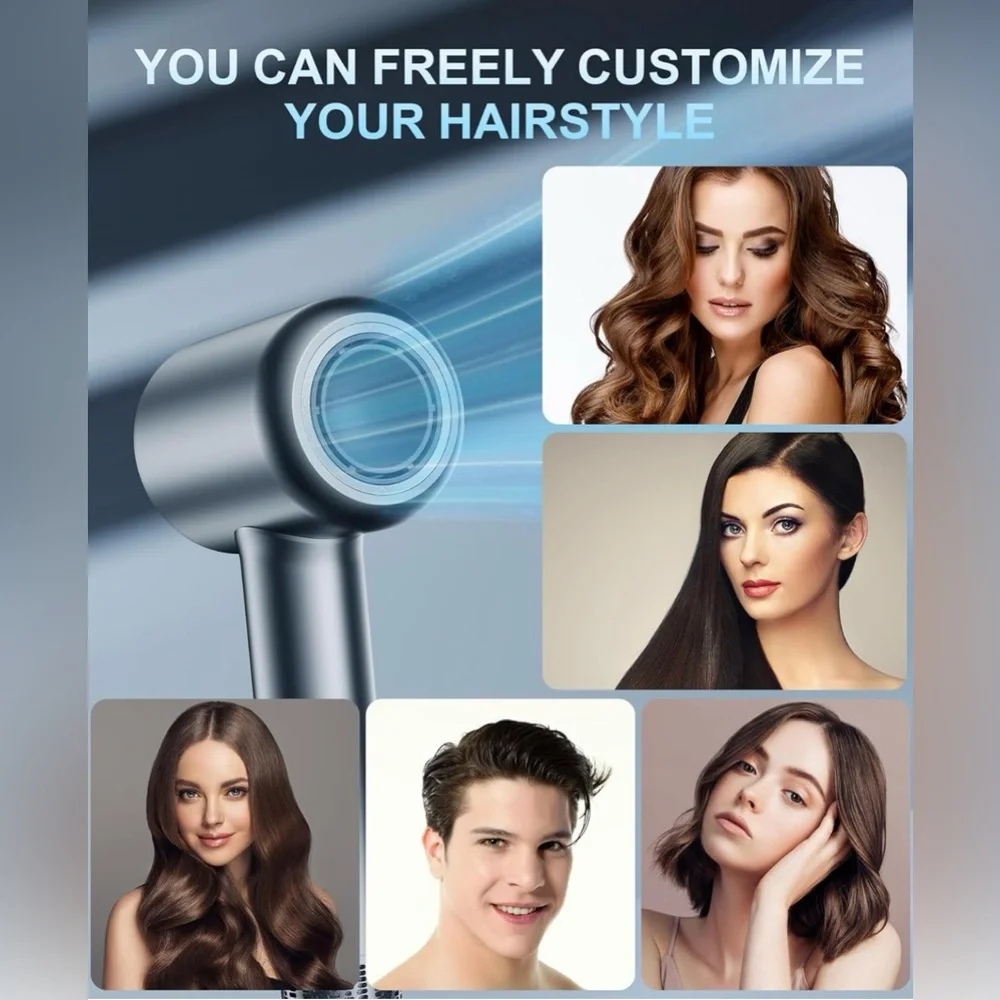 NIB! lonic Sleek Silver Hair Dryer